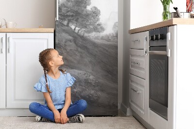 Copertura magnetica per frigorifero Paesaggio pittorico