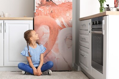 Copertura per avvolgere il frigorifero Fenicotteri