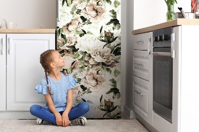 Copertura magnetica per frigorifero Peonia in fiore