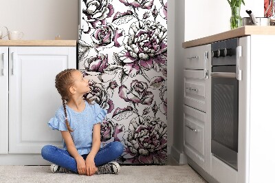 Adesivo magnetico per frigo Rose