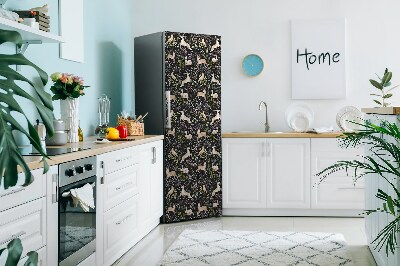 Cover magnetica per frigo Foresta di animali