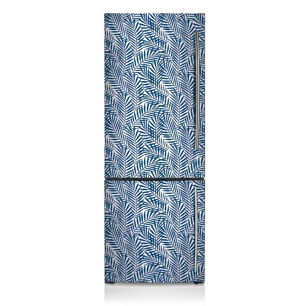 Cover magnetica per frigo Foglie geometriche