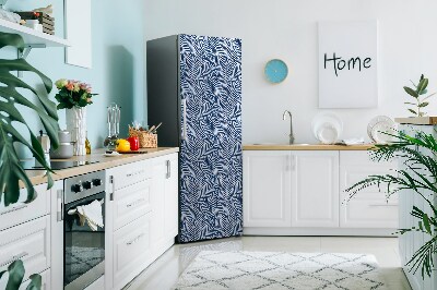 Cover magnetica per frigo Foglie geometriche