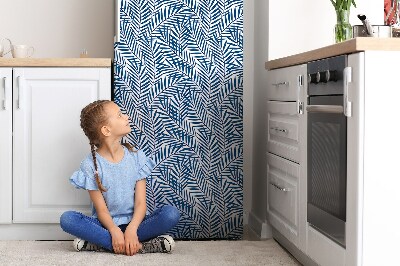 Cover magnetica per frigo Foglie geometriche