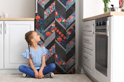 Cover magnetica per frigo Fiori a spina di pesce