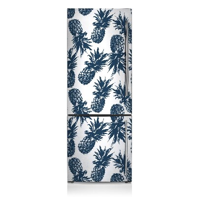 Cover magnetica per frigo Ananas grigio