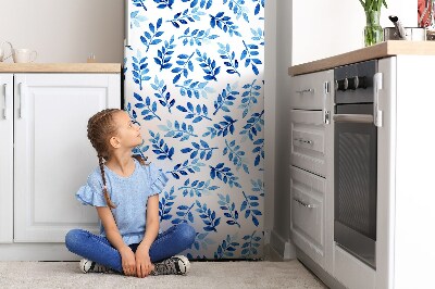 Pannello magnetico per frigorifero Acquerello blu