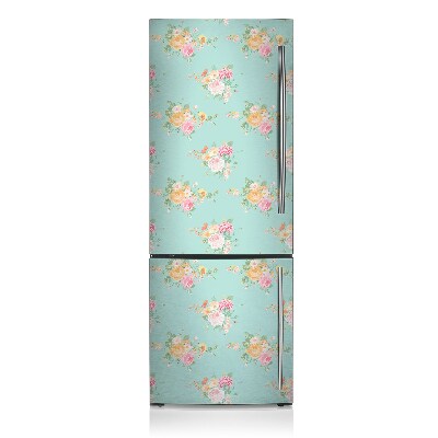 Cover magnetica per frigo Mazzi di fiori pastello