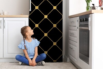 Adesivo magnetico per frigo Diamanti dorati