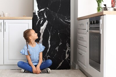 Adesivo magnetico per frigo Marmo nero