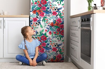 Cover magnetica per frigo Fiori colorati