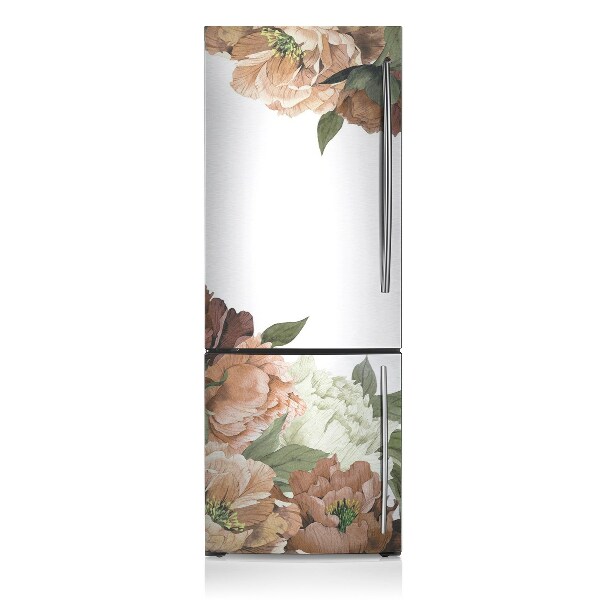 Cover magnetica per frigo Peonie d'epoca