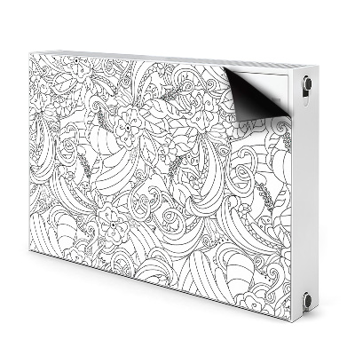 Cover magnetica per radiatore Pattern doodle