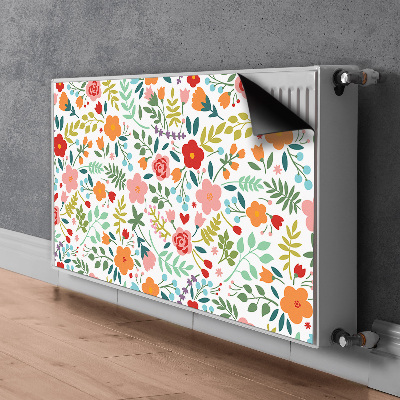 Cover magnetica per radiatore Immagine in fiori