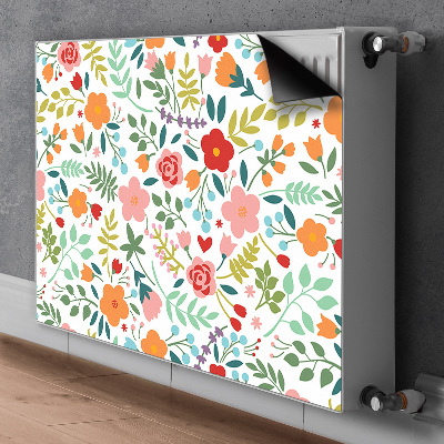 Cover magnetica per radiatore Immagine in fiori