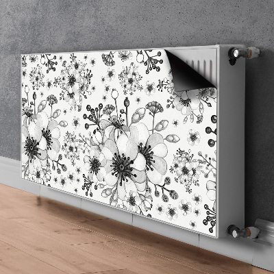 Copertura per termosifone Pattern in bianco e nero