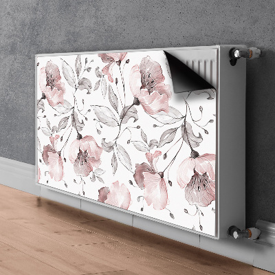 Pellicola magnetica per radiatore Poppies pastello