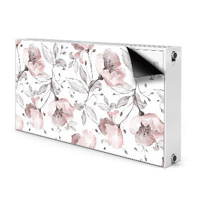 Pellicola magnetica per radiatore Poppies pastello