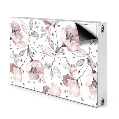 Pellicola magnetica per radiatore Poppies pastello