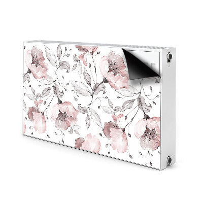 Pellicola magnetica per radiatore Poppies pastello