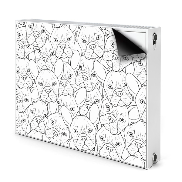 Cover per termosifone Cane bulldog