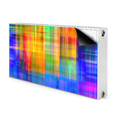 Adesivo magnetico per radiatore Traliccio colorato