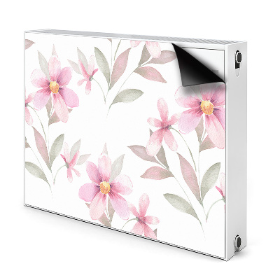 Pannello magnetico per radiatore Fiori rosa