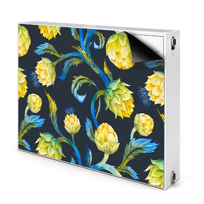 Cover per termosifone Fiori di carciofo