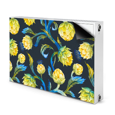 Cover per termosifone Fiori di carciofo