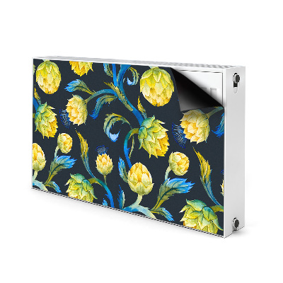 Cover per termosifone Fiori di carciofo