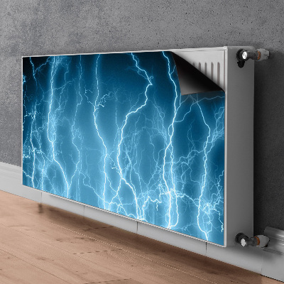 Adesivo magnetico per radiatore Lampo blu