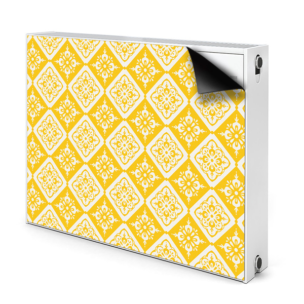 Cover magnetica per radiatore Modello bianco giallo