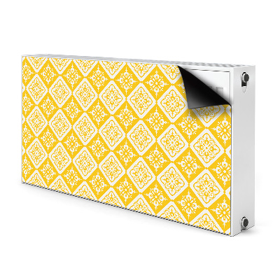 Cover magnetica per radiatore Modello bianco giallo