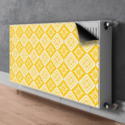 Cover magnetica per radiatore Modello bianco giallo