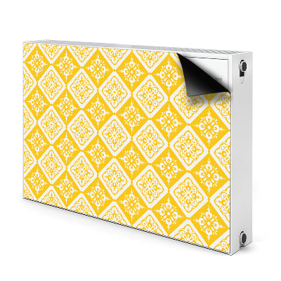 Cover magnetica per radiatore Modello bianco giallo