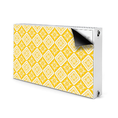 Cover magnetica per radiatore Modello bianco giallo