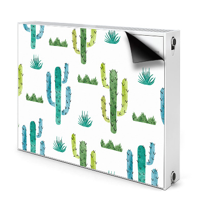 Cover magnetica per radiatore Cactus dipinti