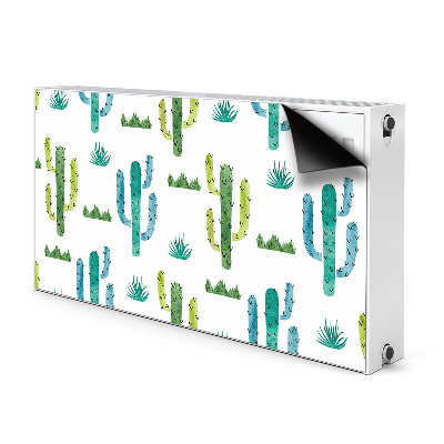 Cover magnetica per radiatore Cactus dipinti