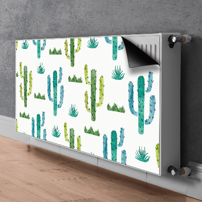 Cover magnetica per radiatore Cactus dipinti