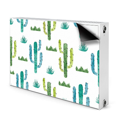 Cover magnetica per radiatore Cactus dipinti