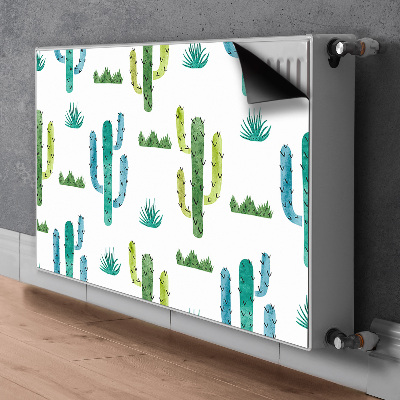 Cover magnetica per radiatore Cactus dipinti