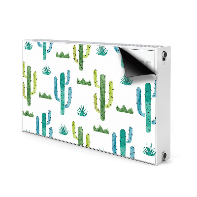 Cover magnetica per radiatore Cactus dipinti