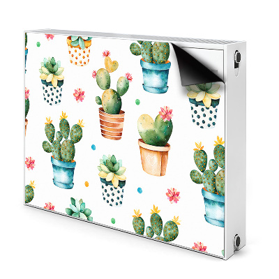 Cover per termosifone Cactus dipinto