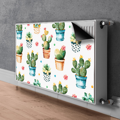 Cover per termosifone Cactus dipinto