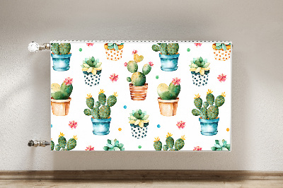 Cover per termosifone Cactus dipinto