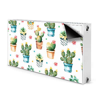 Cover per termosifone Cactus dipinto