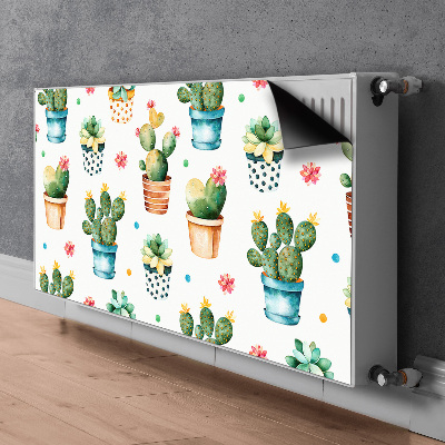 Cover per termosifone Cactus dipinto