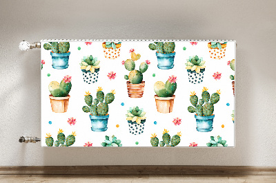 Cover per termosifone Cactus dipinto