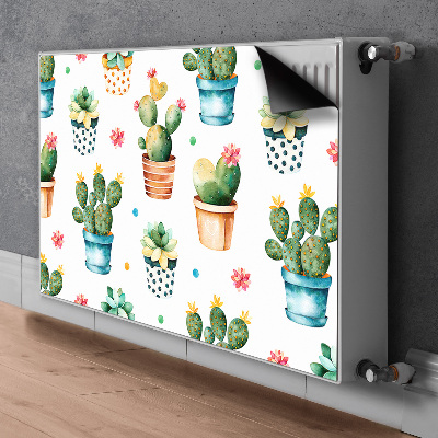 Cover per termosifone Cactus dipinto