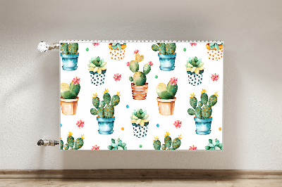 Cover per termosifone Cactus dipinto